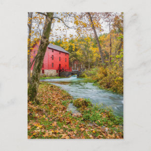 Alley Mill In Autumn Postcard