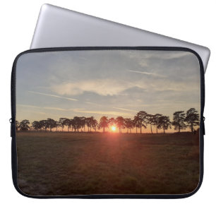 Alley of pines laptop sleeve