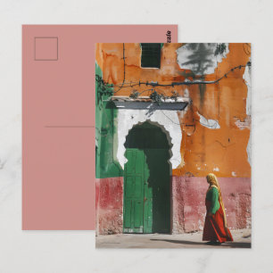 Alley Rabat Morocco Postcard