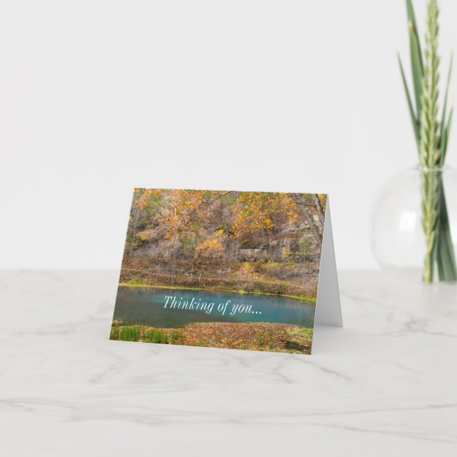 Alley Spring View Thinking Of You Card (Front)