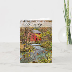 Alley Through The Woods Thinking Of You Card