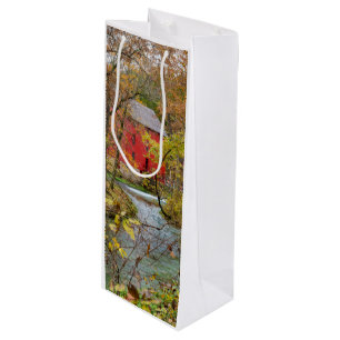 Alley Through The Woods Wine Gift Bag