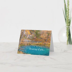 Alleys Blue Spring Thinking Of You Card