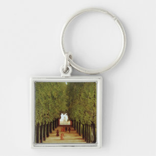 Alleyway in the Park of Saint-Cloud, 1908 (oil on Key Ring