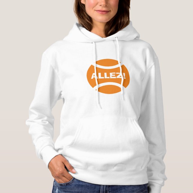 Allez! Grand Slam tennis hoodie for women (Front)
