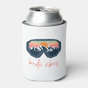 ALLIE Ski Snowboarding Goggle Mountain Bride Vibes Can Cooler