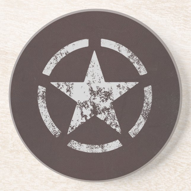 Allied US White Star Vintage Coaster (Front)