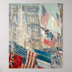 Allies Day - Frederick Hassam Impressionism Poster