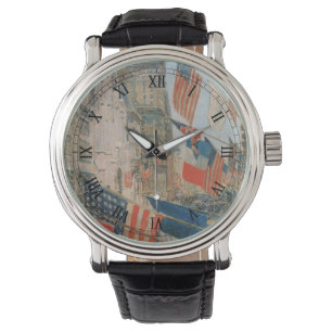 Allies Day, May 1917 by Childe Hassam, Vintage Art Watch