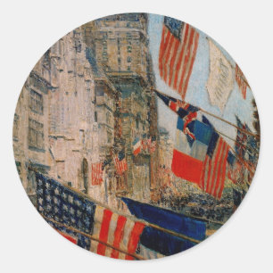 Allies Day, May 1917 Classic Round Sticker