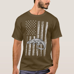 Alligator 4th of July American USA T-Shirt