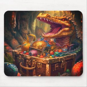 Alligator and Treasure Mouse Mat