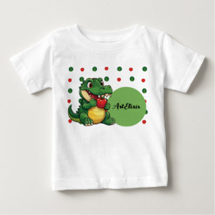 Alligator Apple Print Baby T-Shirt