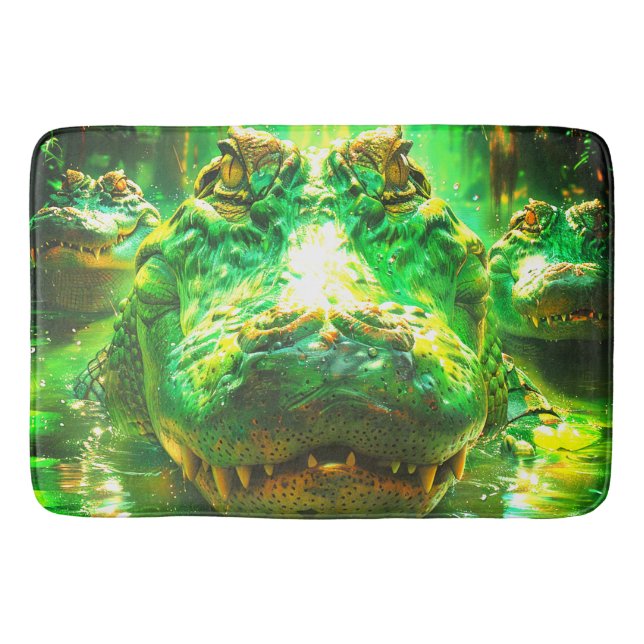 Alligator Bath Mat (Front)