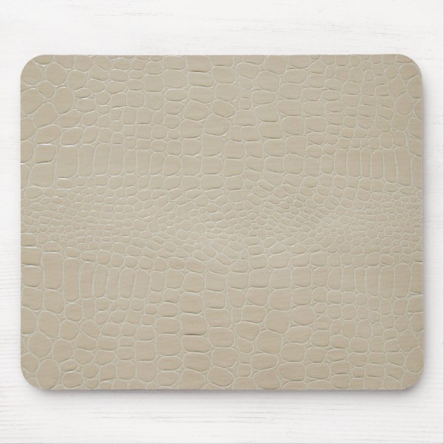 Alligator Beige Mouse Mat (Front)