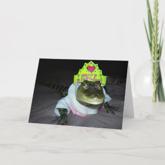 Alligator Birthday Card