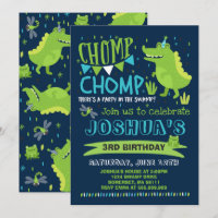 Alligator Birthday Invitation Crocodile Party