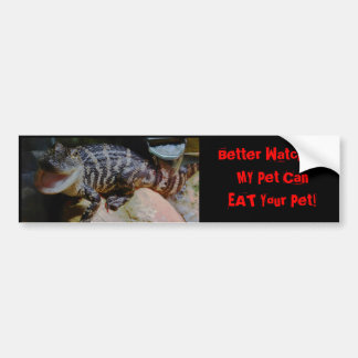 Alligator Bumper Sticker