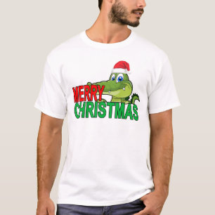 Alligator christmas T-shirt ..png