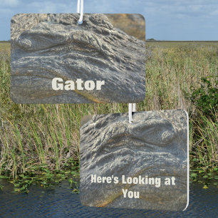 Alligator closeup Photographic Wildlife Car Air Freshener