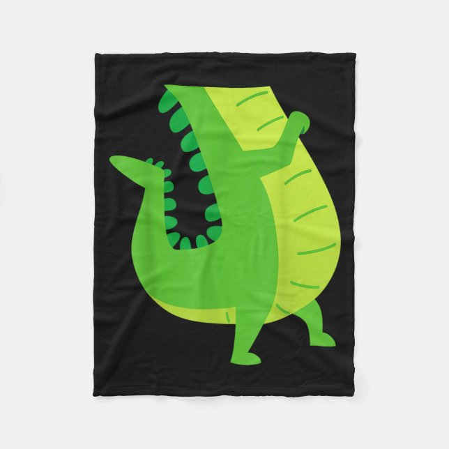 Alligator Costume - Gator Crocodile Zoo Animal Lov Fleece Blanket (Front)