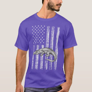 Alligator Crocodile 4th of July Gator American US T-Shirt