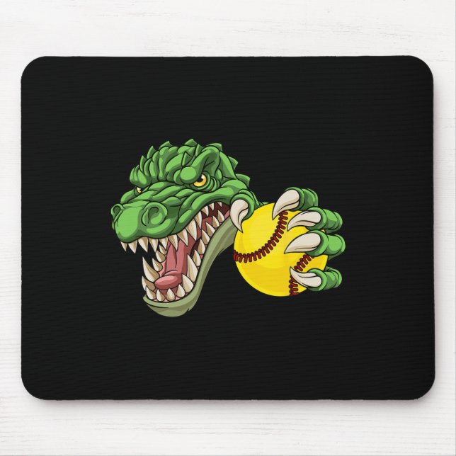 Alligator Crocodile Dinosaur Softll Character  Mouse Mat (Front)