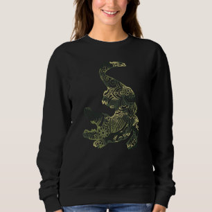Alligator Crocodile Lover Camo Military Cute Repti Sweatshirt