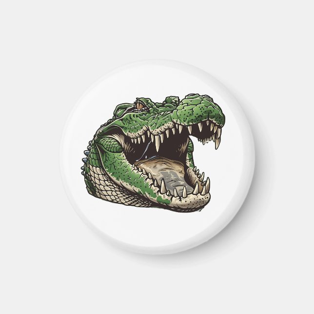 Alligator, Crocodile, Reptile Magnet (Front)