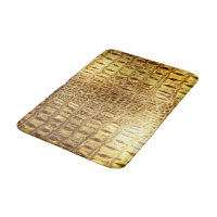 Alligator/Crocodile Skin Shiny Gold