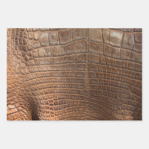 Alligator Crocodile Wild Exotic Animal print Wrapping Paper Sheet