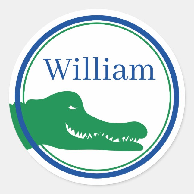 Alligator Custom Sticker (Front)