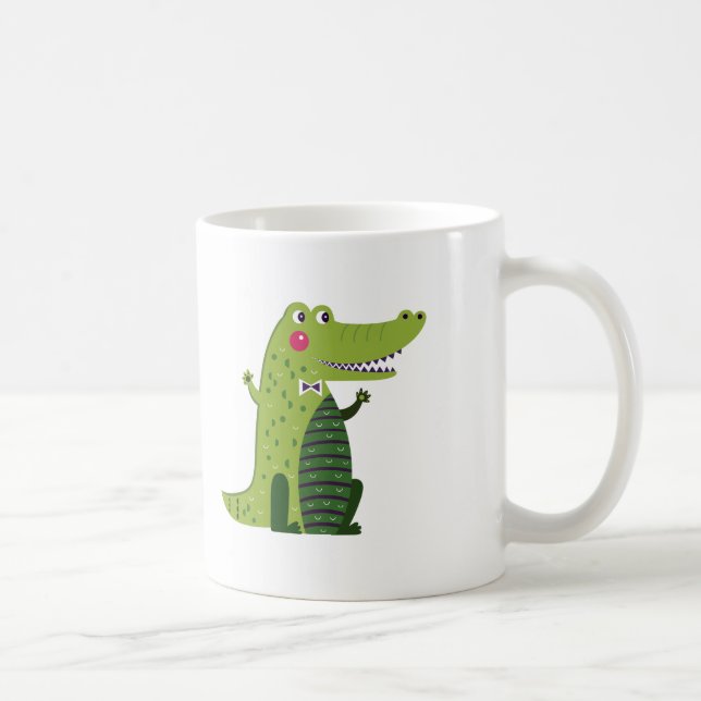 Alligator Cute Coffee Mug (Right)