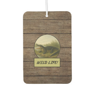 Alligator Dark Wood Grain Auto/Truck Air Freshener