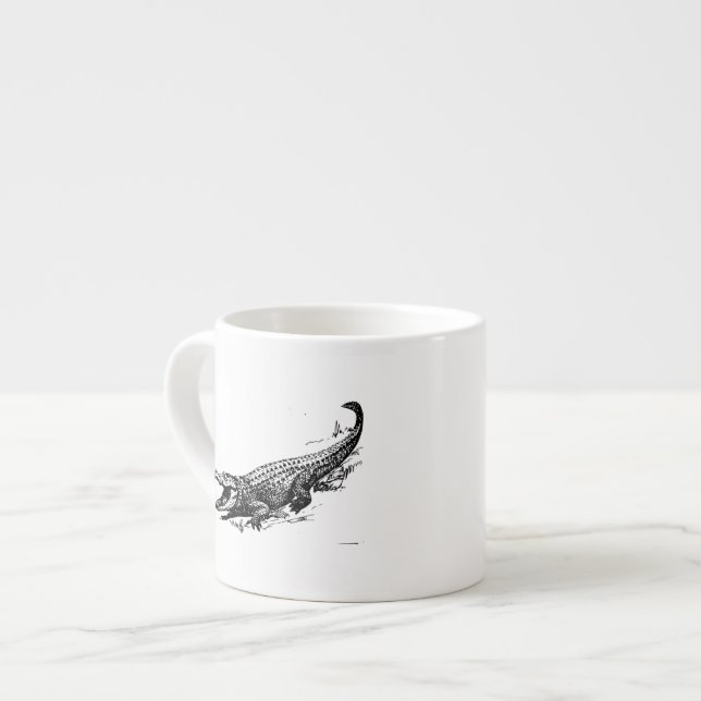 Alligator Espresso Cup (Front Left)