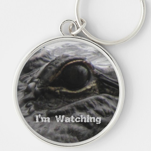Alligator Eye Keychain (Front)