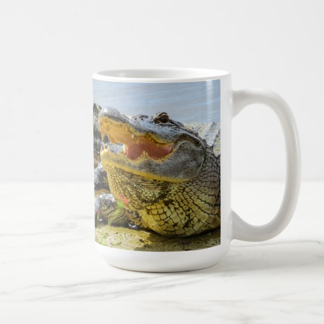 Alligator. Face to face Coffee Mug (Right)