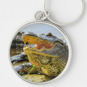 Alligator. Face to face Key Ring