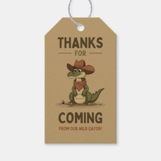 Alligator Favor Gift Tag - Salty Bark Club
