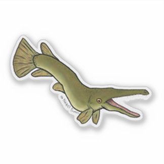 Alligator gar vinyl sticker