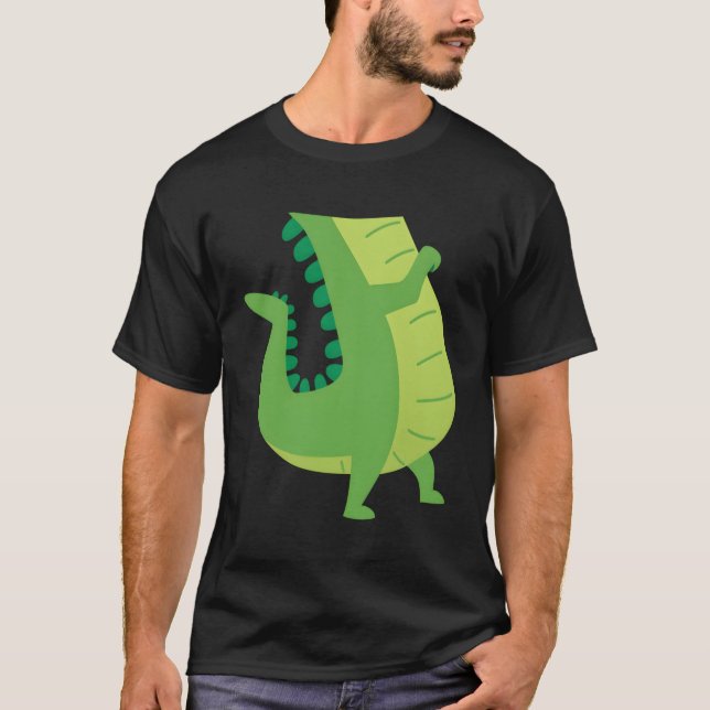 Alligator Gator Crocodile Zoo Animal T-Shirt (Front)