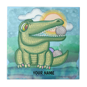Alligator Golf Tile