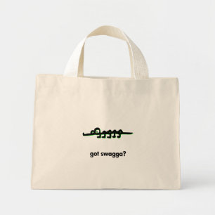 Alligator got swagga mini tote bag