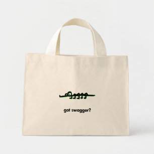 Alligator got swagger mini tote bag
