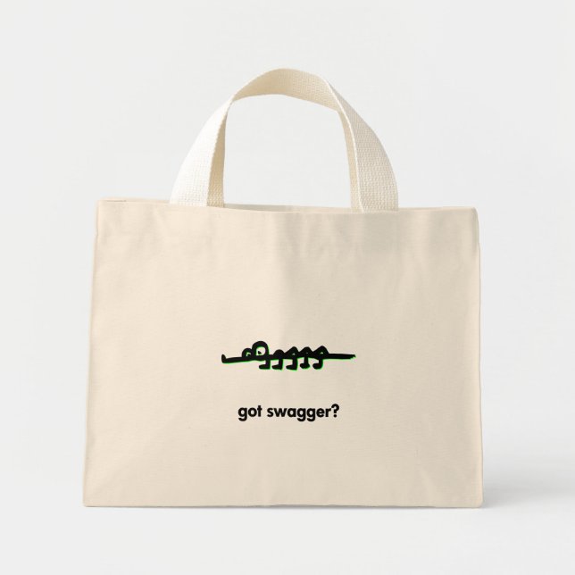Alligator got swagger mini tote bag (Front)