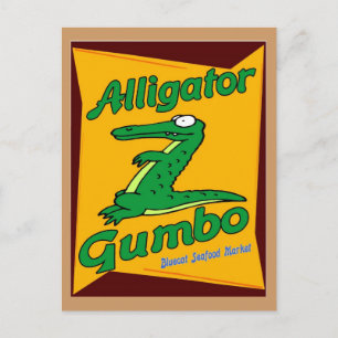 Alligator Gumbo Postcard