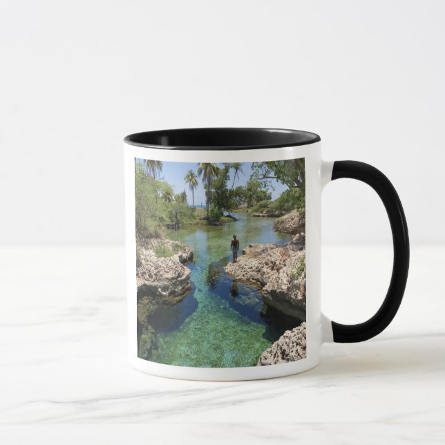 Alligator Hole, Black River Town, Jamaica Mug (Right)