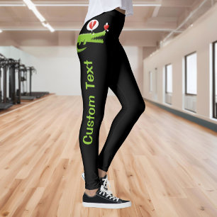 Alligator in Love Leggings