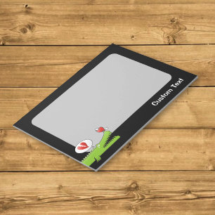 Alligator in Love Notepad