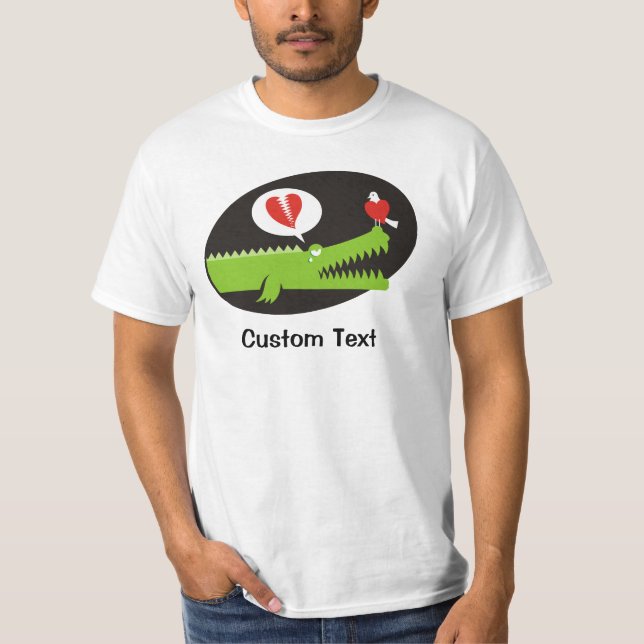 Alligator in Love T-Shirt (Front)
